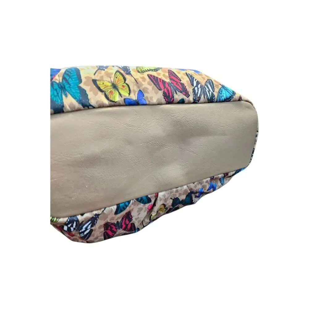 Tyler Rodan Butterfly Purse Shoulder Bag Medium sized Tan - Picture 4 of 14